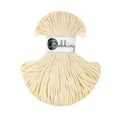 Bobbiny Flechtkordel Butter Yellow Ø 3 mm