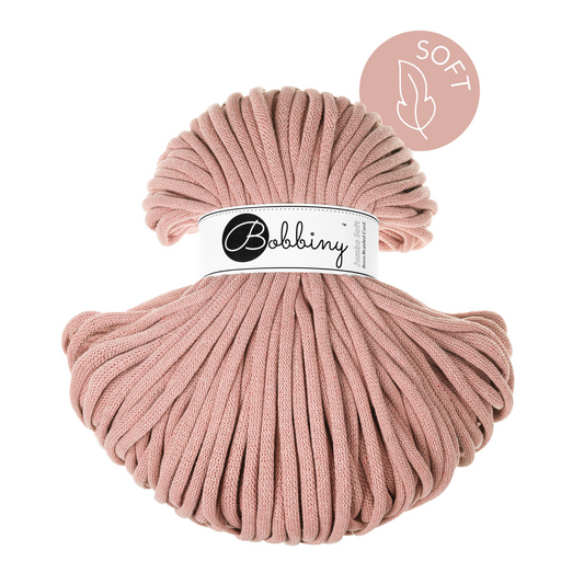 Bobbiny Flechtkordel Blush Ø 8 mm (Jumbo Soft)