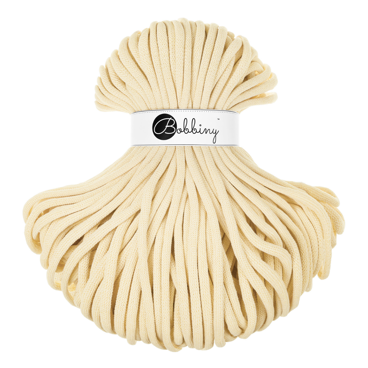 Bobbiny Flechtkordel Butter Yellow Ø 9 mm