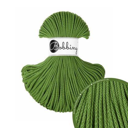 Bobbiny Flechtkordel Moss Green Ø 3 mm