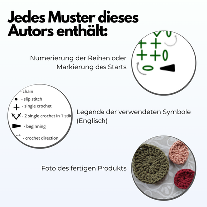 Gehäkeltes Osterei DIY – digitales Häkelmuster für kreative Osterprojekte