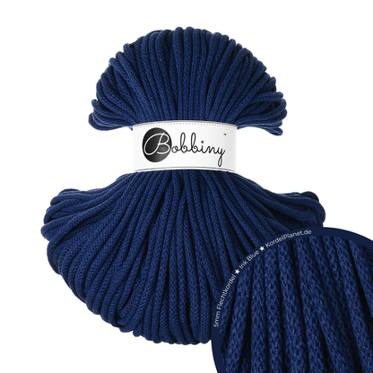 Bobbiny Flechtkordel Ink Blue Ø 5 mm