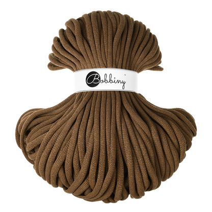 Bobbiny Flechtkordel Nut Brown Ø 9 mm