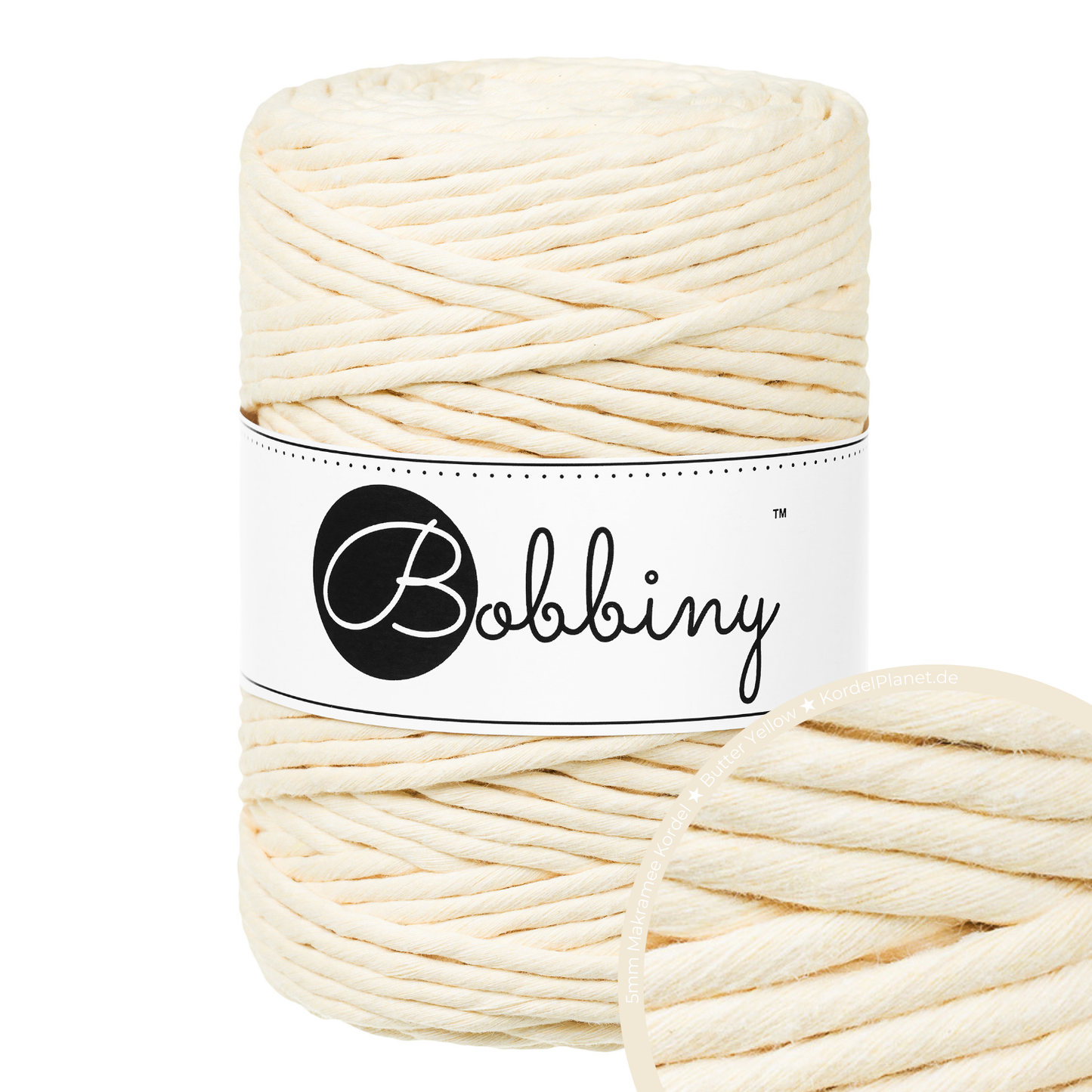 Bobbiny Makramee-Kordeln Ø 5 mm 100m