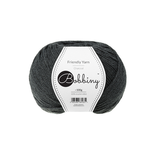 Bobbiny Garn "Friendly Yarn" - Charcoal - 200m (100g)