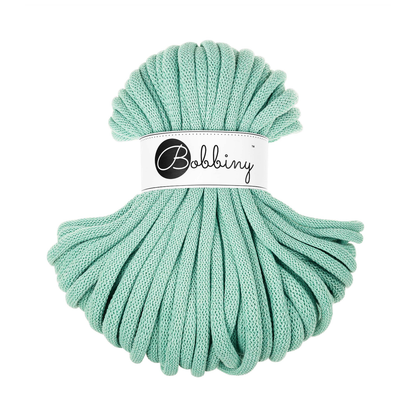 30 Meter - Bobbiny Flechtkordeln Jelly Mint Ø 9 mm