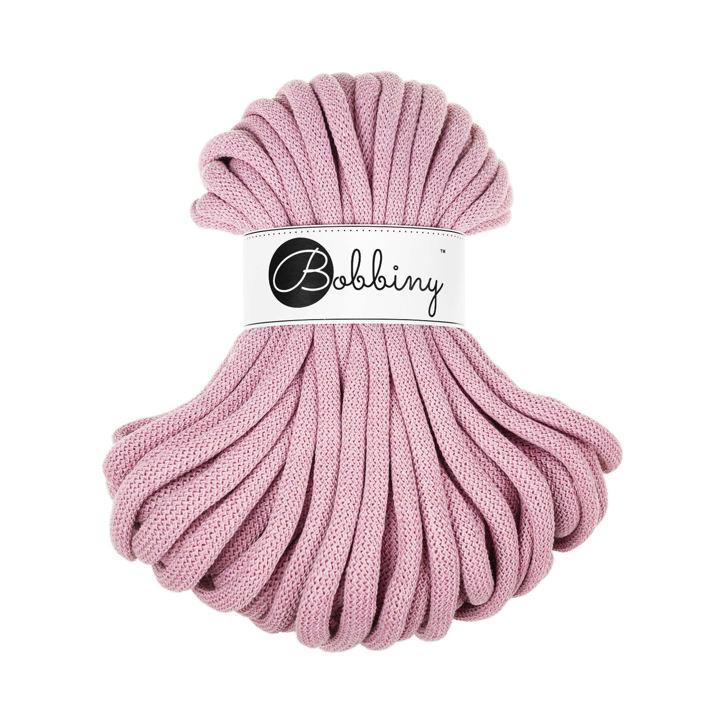 30 Meter - Bobbiny Flechtkordeln Dusty Rose Ø 9 mm