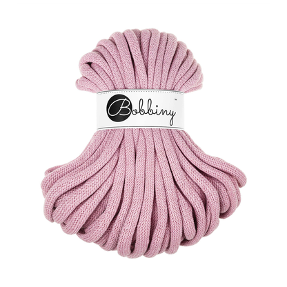 30 Meter - Bobbiny Flechtkordeln Dusty Rose Ø 9 mm