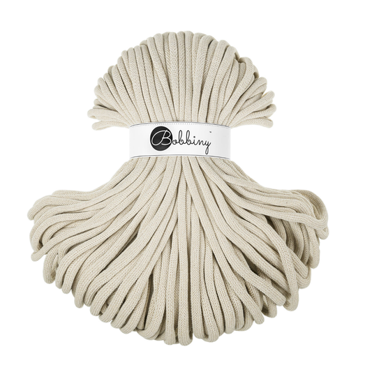 Bobbiny Flechtkordel Cashmere Beige Ø 9 mm