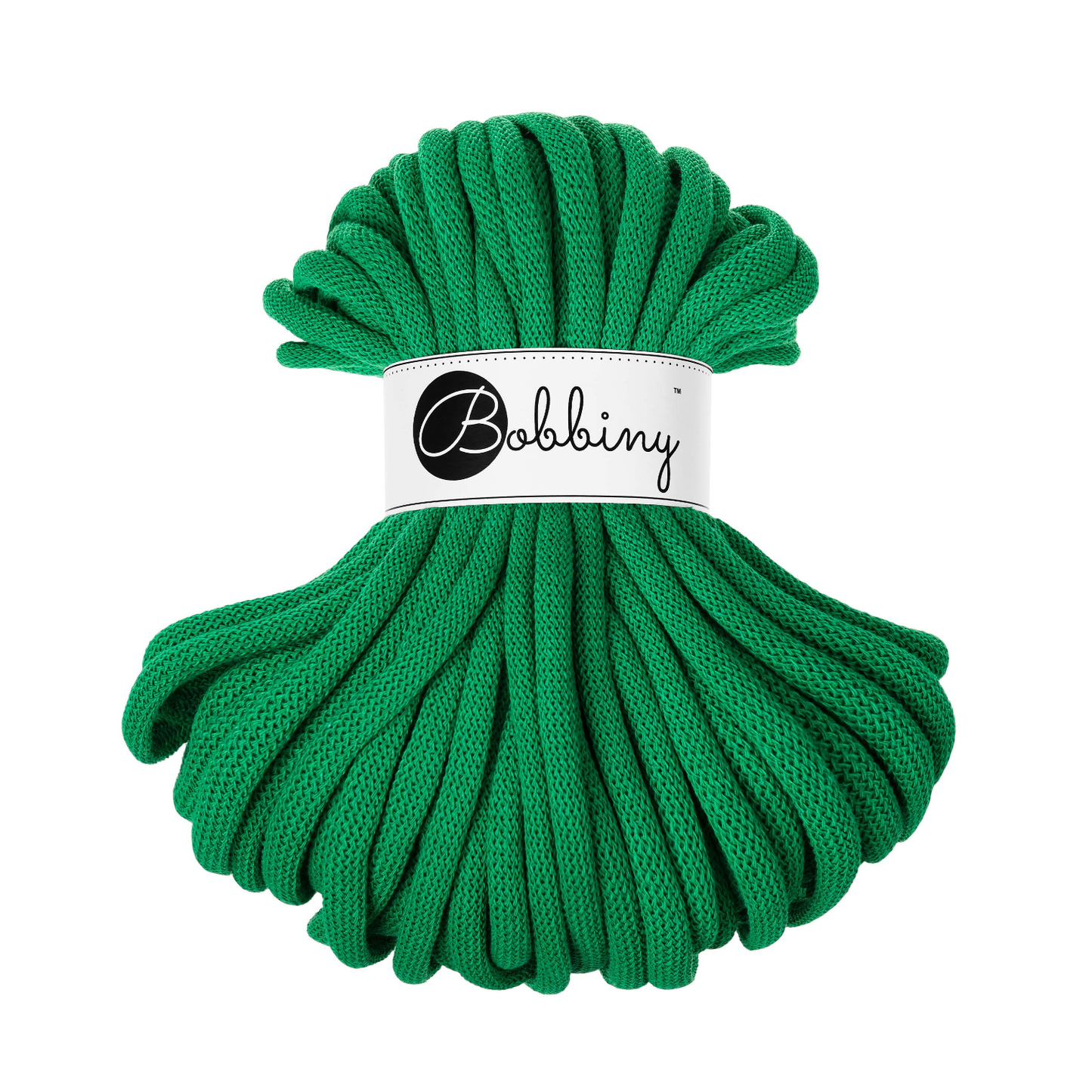 30 Meter - Bobbiny Flechtkordeln Jade Green Ø 9 mm