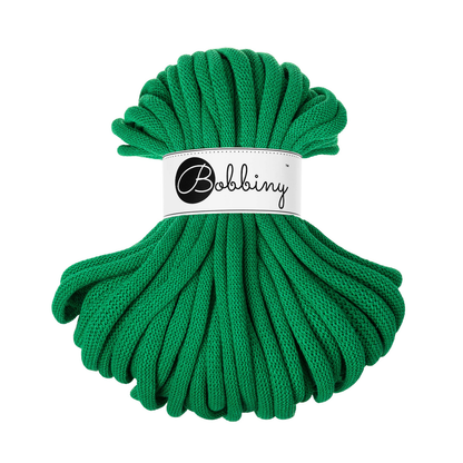 30 Meter - Bobbiny Flechtkordeln Jade Green Ø 9 mm