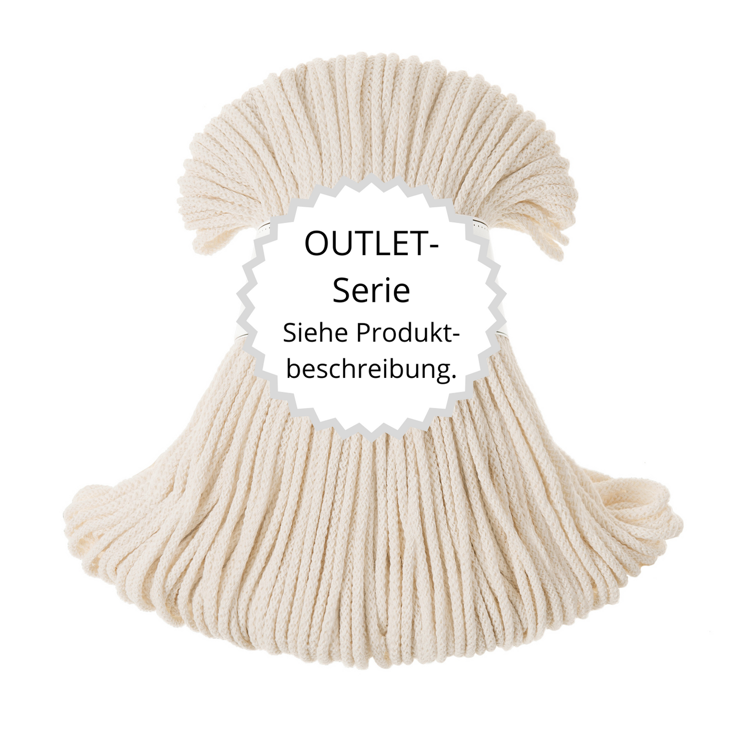 OUTLET Flechtkordel Natural Ø 3 mm