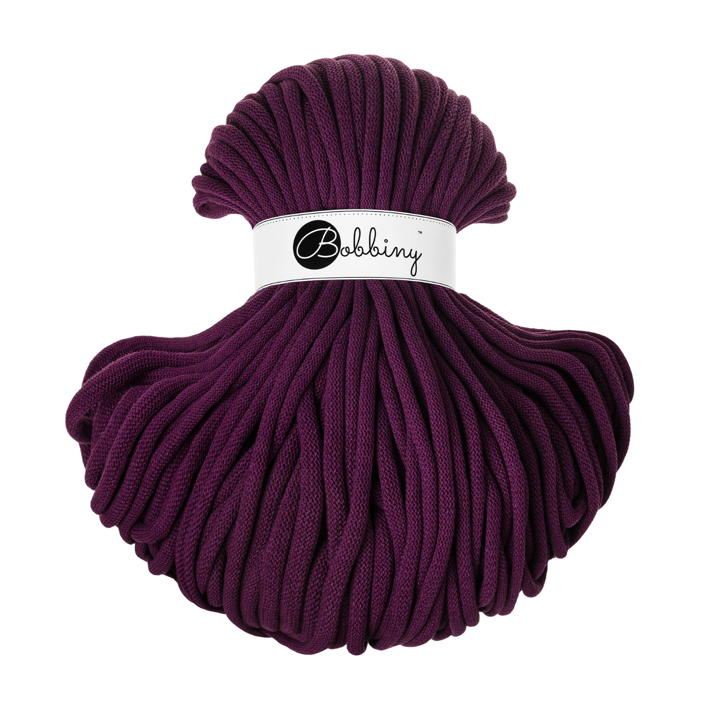 Bobbiny Flechtkordel Aubergine Ø 9 mm