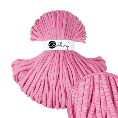 Bobbiny Flechtkordel Bubblegum Pink Ø 9 mm