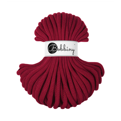 30 Meter - Bobbiny Flechtkordeln Red Velvet Ø 9 mm