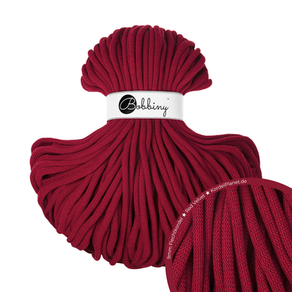 Bobbiny Flechtkordel Red Velvet Ø 9 mm