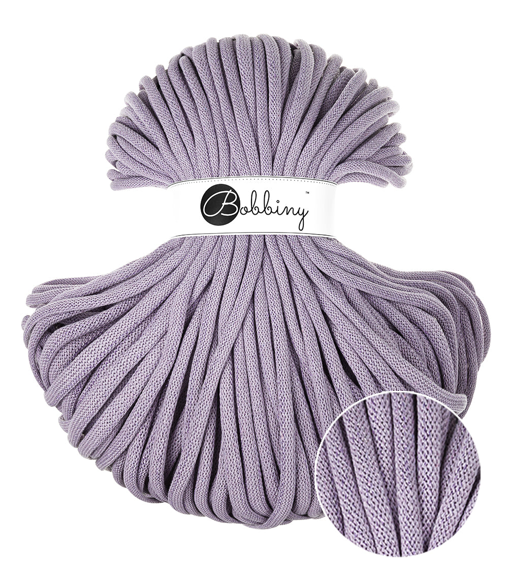 Bobbiny Flechtkordel UNICOLOR Lavender Ø 9 mm