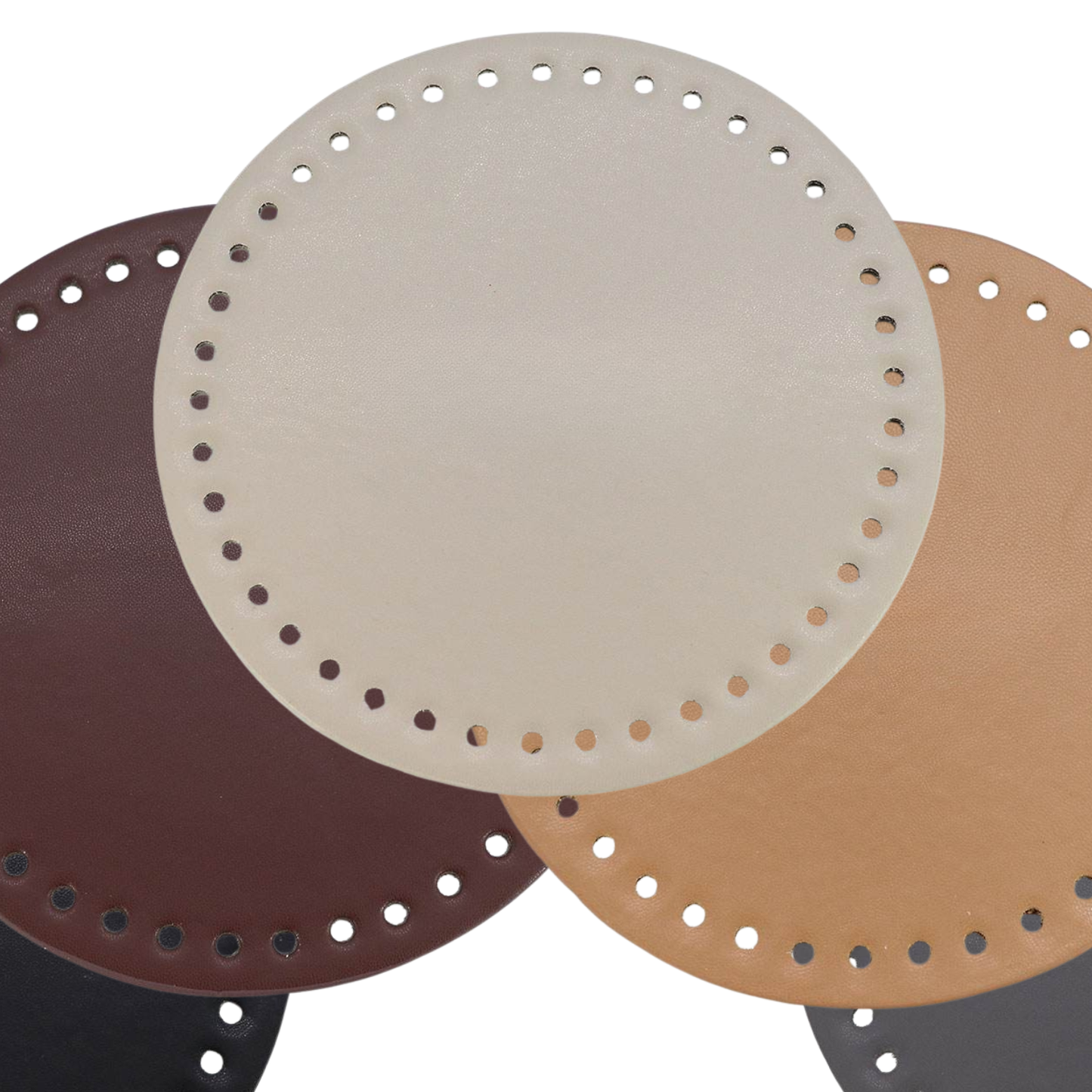 Taschenboden Kunstleder Rund 25cm für Shopper & Körbe