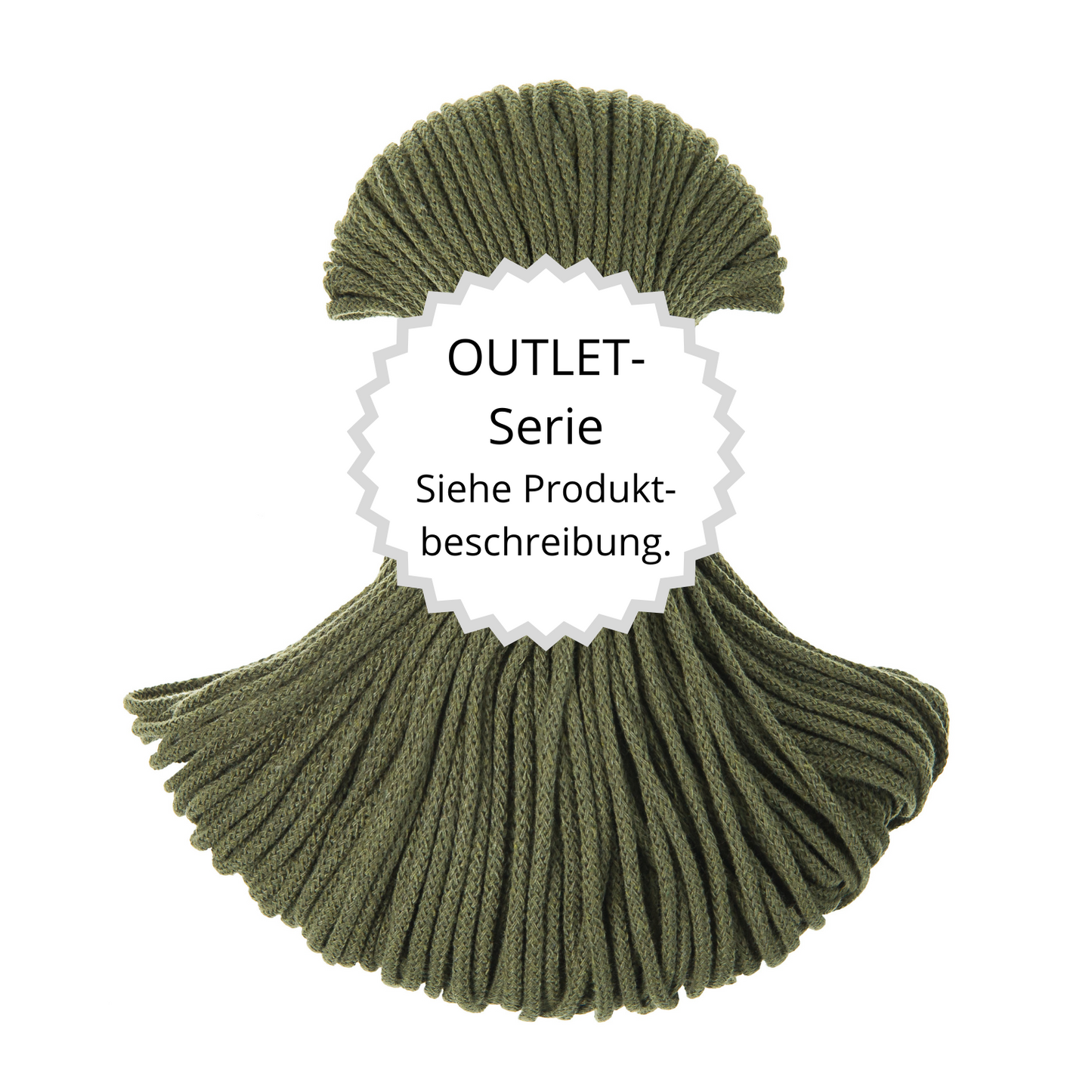 OUTLET Flechtkordel Avocado Ø 3 mm