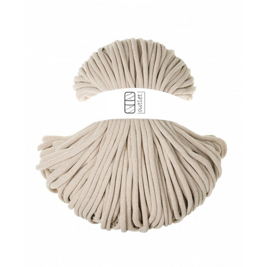 OUTLET Jumbo-Soft Flechtkordel Beige Ø 8 mm