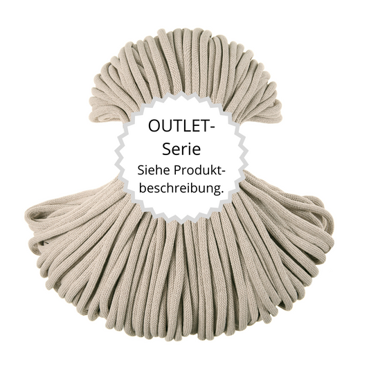 OUTLET Flechtkordel Beige Ø 9 mm