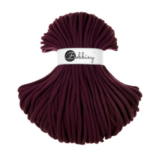 Bobbiny Flechtkordel Burgundy Ø 9 mm
