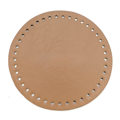 Taschenboden Kunstleder Rund 25cm für Shopper & Körbe