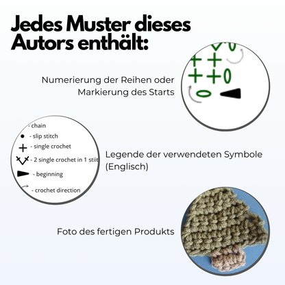 Häkelmuster Rentier – Kreative Anleitung für Weihnachten