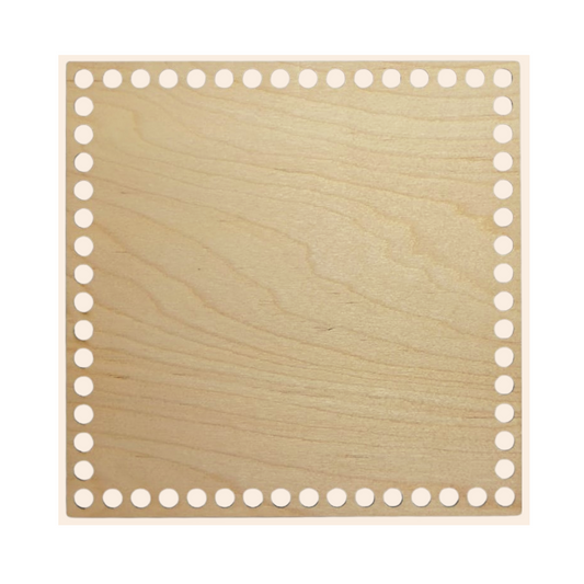 Korbboden für Häkelkörbchen quadrat 25x25 cm