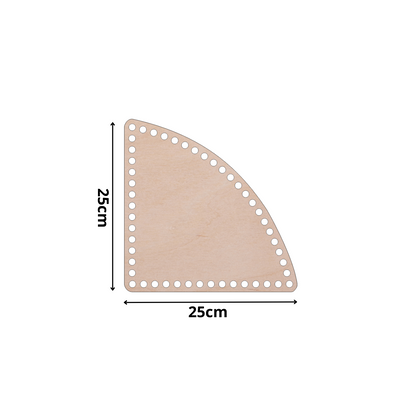 Korbboden für Häkelkörbchen Eck Ø 25 cm