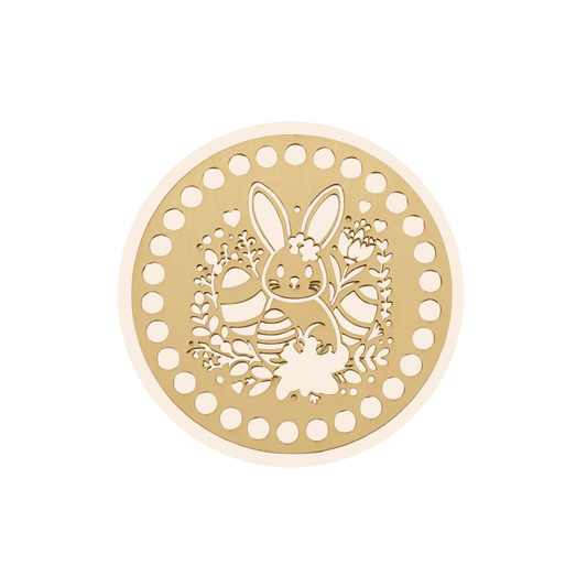 Korbboden für Häkelkörbchen rund Ø 15 cm (Ostern #4)