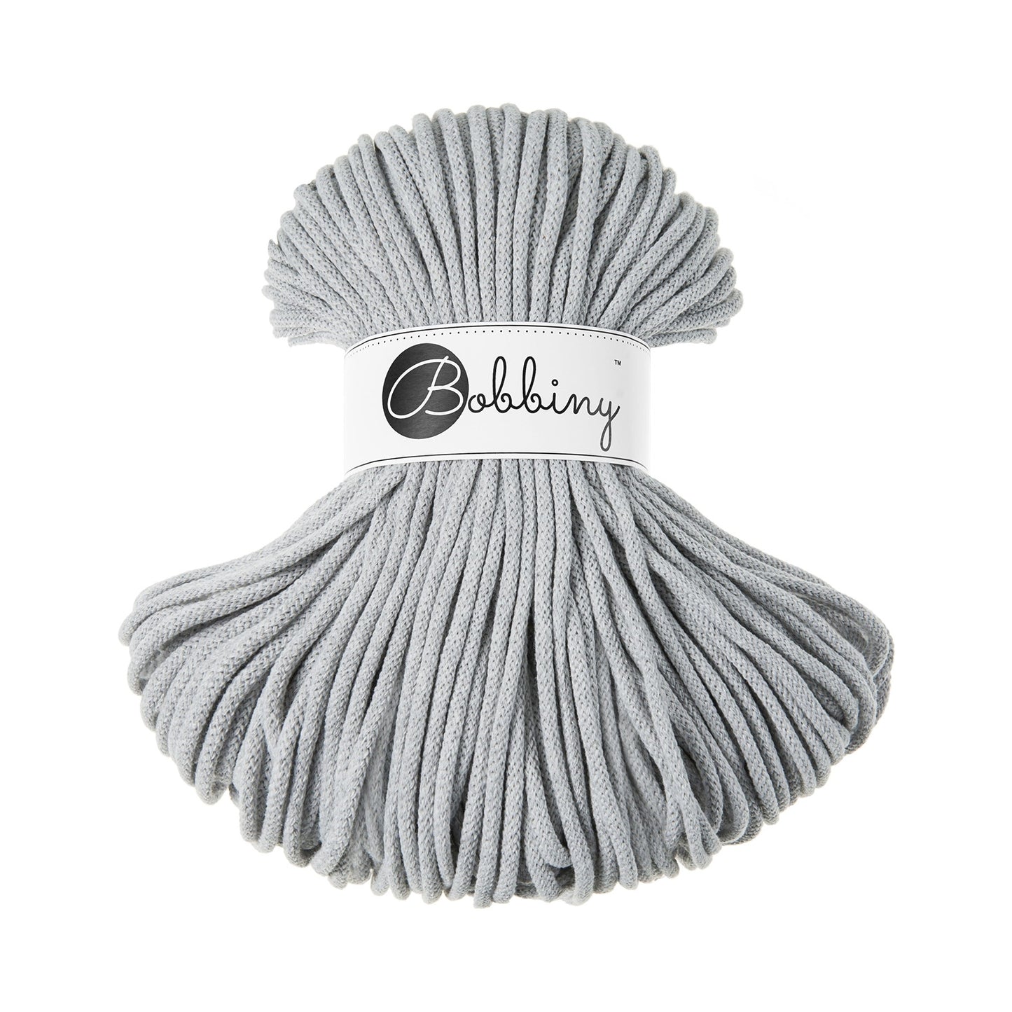 Bobbiny Flechtkordel Light Grey Ø 5 mm