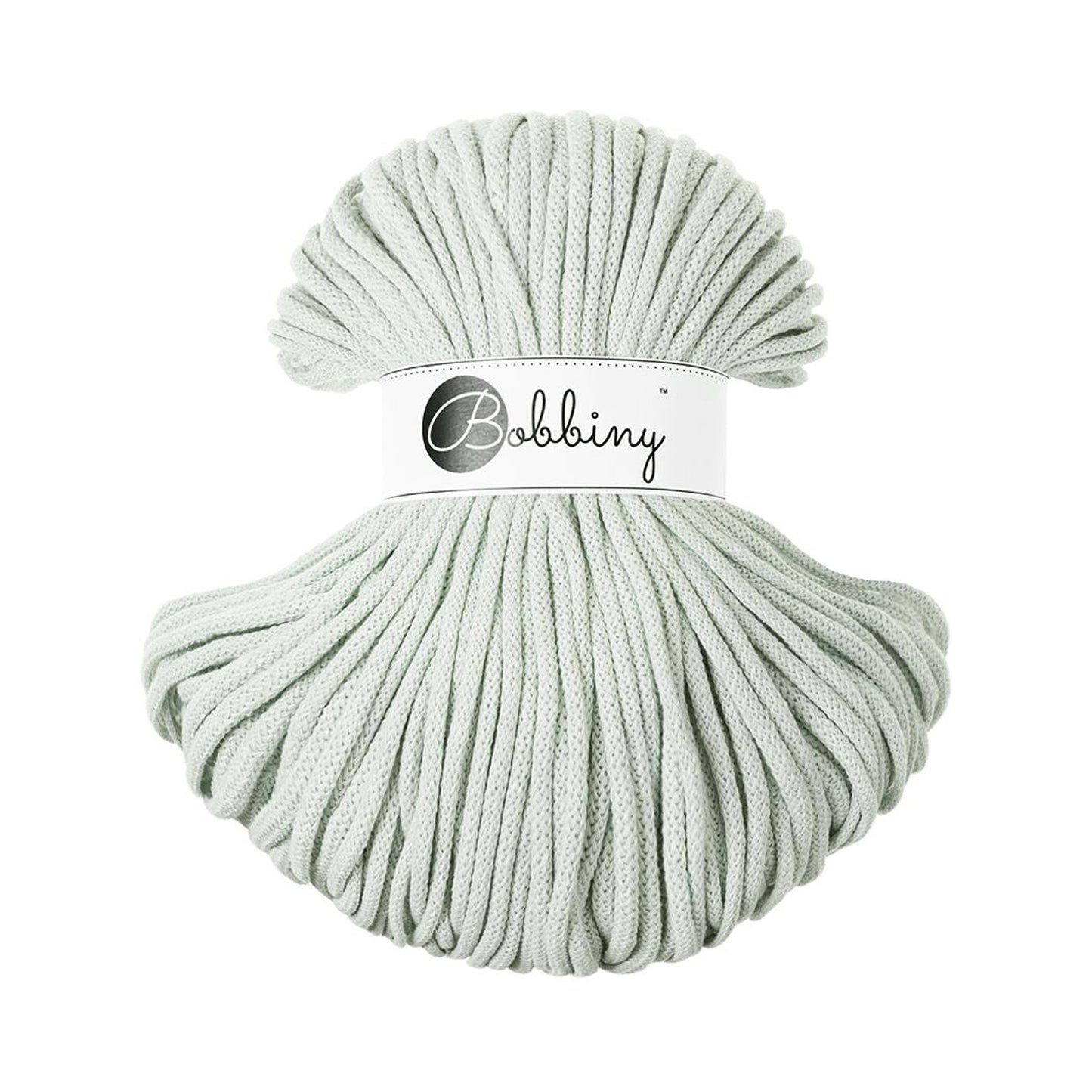 Bobbiny Flechtkordel Milky Green Ø 5 mm