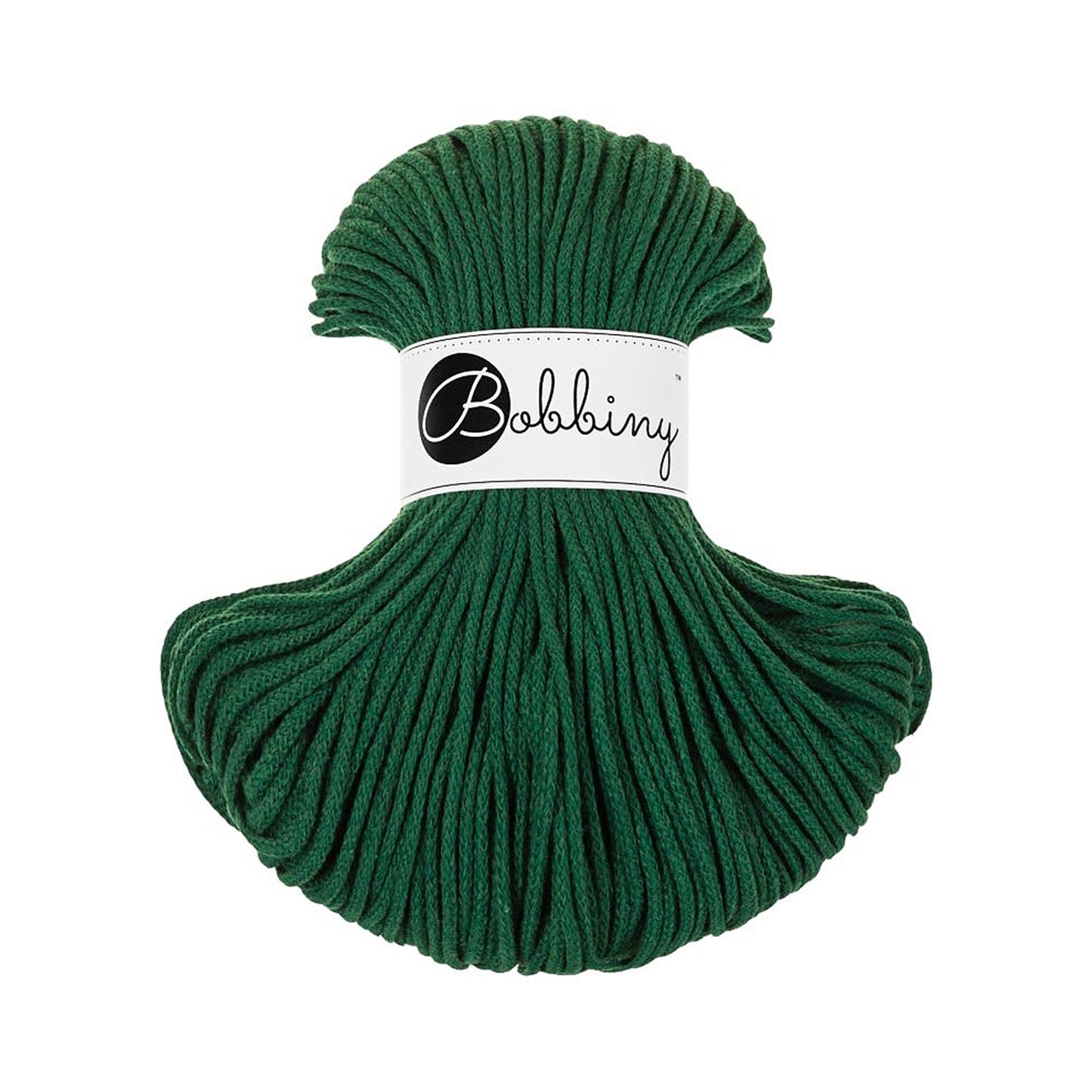 Bobbiny Flechtkordel Pine Green Ø 3 mm